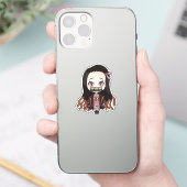 Nezuko - Demon Slayer Niedlich animierter Chibi Aufkleber (Telefon)