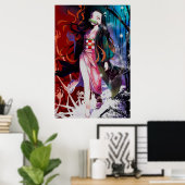 Nezuko in Hell Kimetsu No Yaiba Poster (Heimbüro)