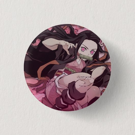 Nezuko Kamado Button (Vorderseite)
