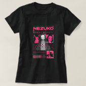 Nezuko Kamado // Neon Synthwave T-Shirt (Design vorne)