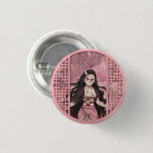 Nezuko Kamado Oni Button (Vorne & Hinten)