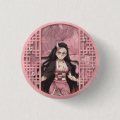 Nezuko Kamado Oni Button (Vorderseite)