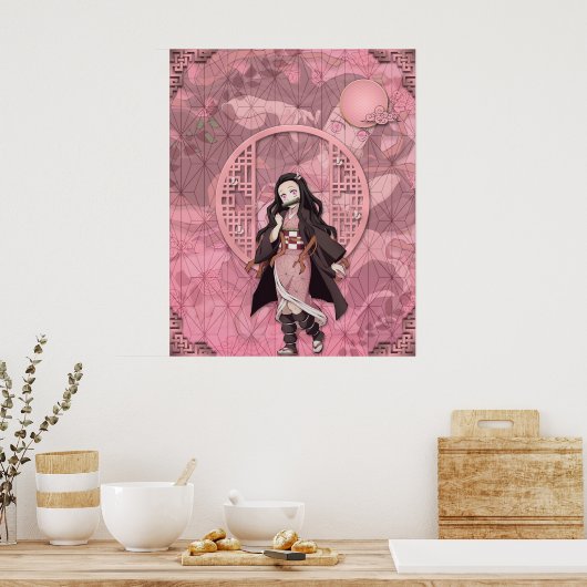 Nezuko Kamado Poster (Küche)