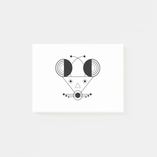 Nezumi Rat Post-it - Clever Note Style Post-it Klebezettel (Vorderseite)