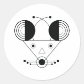 Nezumi Rat Sign Sticker - Sharp Lines Edition (Vorderseite)