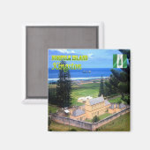 NF005 KINGSTON, NORFOLK ISLAND, Ozeanien, Kühlschr Magnet (Vorderseite/Rückseite)
