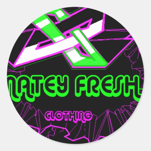 NFC-Aufkleber Runder Aufkleber (Vorderseite)