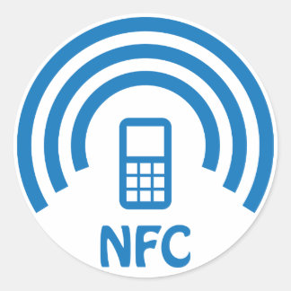 NFC-Logo Runder Aufkleber