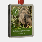 NFEF Square Ornament Aus Metall (Rechts)