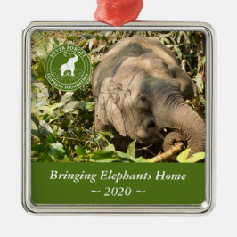 NFEF Square Ornament Aus Metall