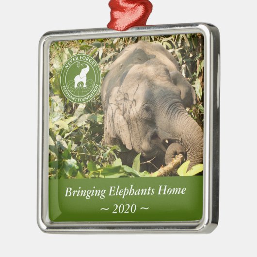 NFEF Square Ornament Aus Metall (Links)