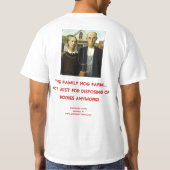 NFF - Amerikanisches gotisches T-Shirt (Rückseite)