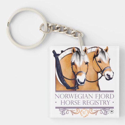 NFHR-Logo-Square-Schlüsselanhänger Schlüsselanhänger (Vorderseite)