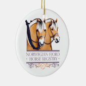NFHR Logo-Weihnachtslogo Keramikornament (Rechts)