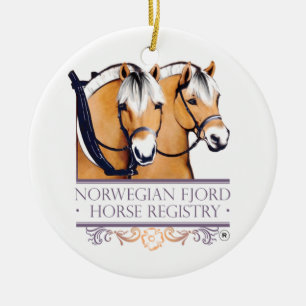 NFHR Logo-Weihnachtslogo Keramikornament