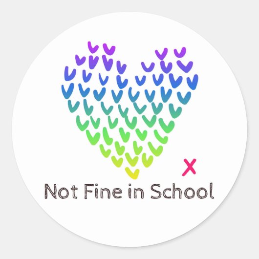 NFIS-Aufkleber Runder Aufkleber (Vorderseite)