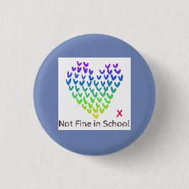 NFIS kleines Abzeichen (blau) Button