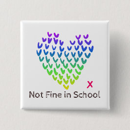 NFIS quadratisches Abzeichen Button