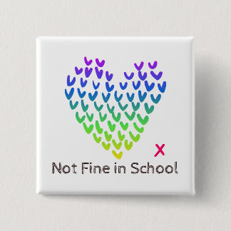 NFIS quadratisches Abzeichen Button