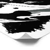 ✪ NFL ✪ Football Player Portrait ☛ Abstrakten Vect Poster (Ecke)