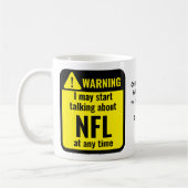 NFL Lustige Personalisierte Kaffeetasse (Links)