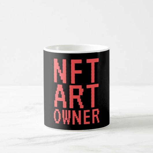 NFT Art Owner Non-Fungible Token Kaffeetasse (Mittel)