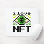 NFT Crypto art Bossica Mouse Pad Mousepad (Mit Mouse)