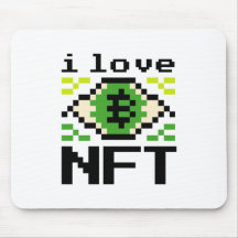 NFT Crypto art Bossica Mouse Pad