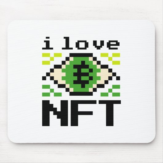 NFT Crypto art Bossica Mouse Pad Mousepad (Vorne)