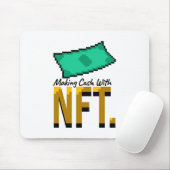 NFT Crypto art Bossica Mouse Pad Mousepad (Mit Mouse)