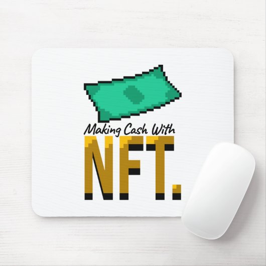 NFT Crypto art Bossica Mouse Pad Mousepad (Mit Mouse)