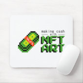 NFT Crypto art Bossica Mouse Pad Mousepad (Mit Mouse)