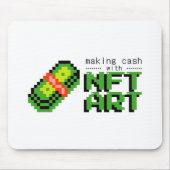 NFT Crypto art Bossica Mouse Pad Mousepad (Vorne)