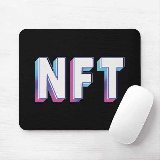 NFT Crypto art Bossica Mouse Pad Mousepad (Mit Mouse)