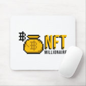 NFT Crypto art Bossica Mouse Pad Mousepad (Mit Mouse)