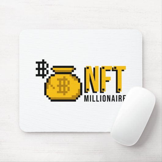 NFT Crypto art Bossica Mouse Pad Mousepad (Mit Mouse)