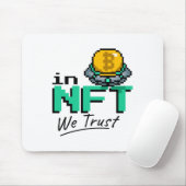 NFT Crypto art Bossica Mouse Pad Mousepad (Mit Mouse)
