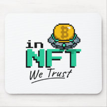 NFT Crypto art Bossica Mouse Pad