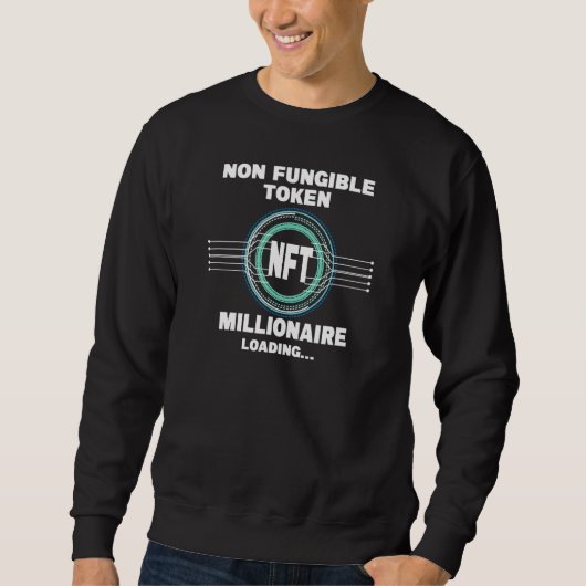 Nft Digital Digital Assets Solana Nft Cryptocurren Sweatshirt (Vorderseite)
