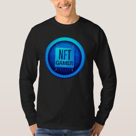 NFT Gamer - Blockchain Gaming & Crypto Design T-Shirt (Vorderseite)