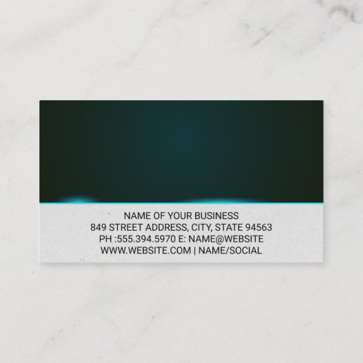 NFT | Krypto | Blockchain Finance Visitenkarte (Rückseite)