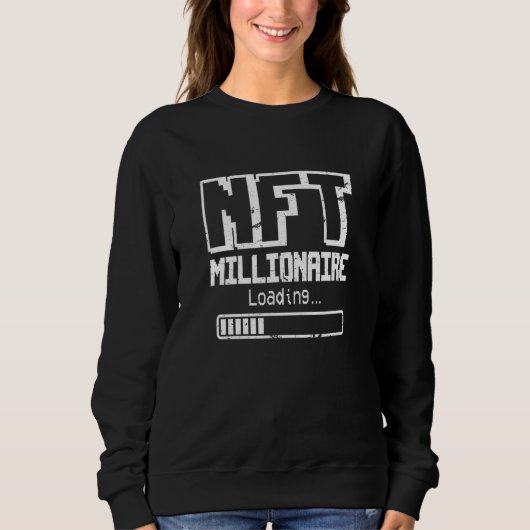 Nft Millionaire Laden Defi Virtual Trader Sweatshirt (Vorderseite)