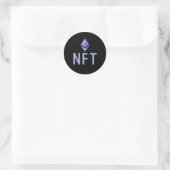 NFT-NFTs ohne Fungible-Token Runder Aufkleber (Tasche)