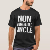 NFT Non Fungible Funny Onkel Blockchain Crypto T-Shirt (Vorderseite)