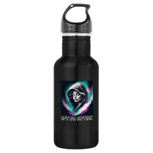 NFT oder Nuthin" Bold Crypto & Digital Art Design Edelstahlflasche