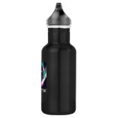 NFT oder Nuthin" Bold Crypto & Digital Art Design Edelstahlflasche (Rechts)