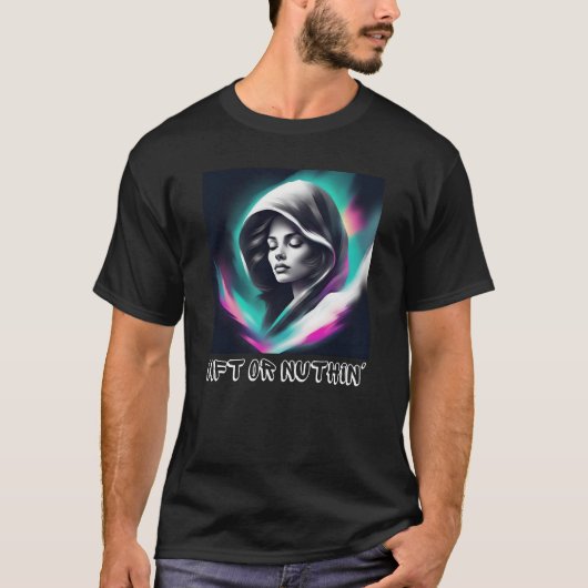 NFT oder Nuthin" Bold Crypto & Digital Art Design T-Shirt (Vorderseite)