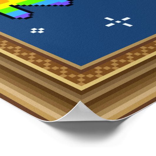 NFT Pixel Kunstrahmen Poster (Ecke)