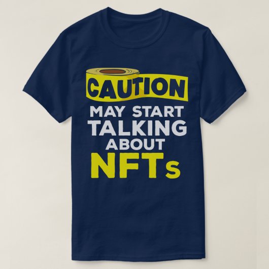 Nft-Token, nicht fungible, nicht fungible Token T-Shirt (Design vorne)