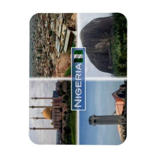 NG Nigeria Magnet (Vertikal)